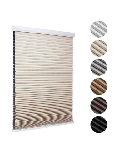 Cortina Celular Blackout MYshade 40.6x91.4 cm Beige Sin Cuerda