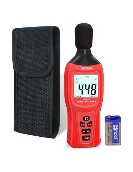 Medidor de Decibelios Gedaye ET-933 SPL 30-130dB Pantalla LCD