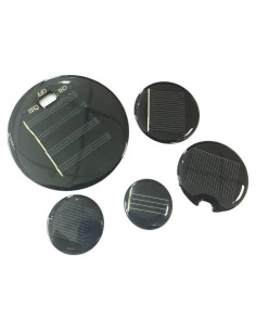 Panel Solar Redondo UVITJEPKA 0.5V 50mA 270mA Energía