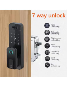 Cerradura Inteligente We Technology con Reconocimiento Facial y Huella 2