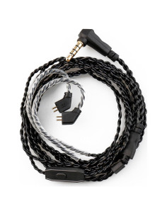 Cable de Reemplazo CCZ KBEAR 4 Núcleos Cobre 1.2m con Micrófono