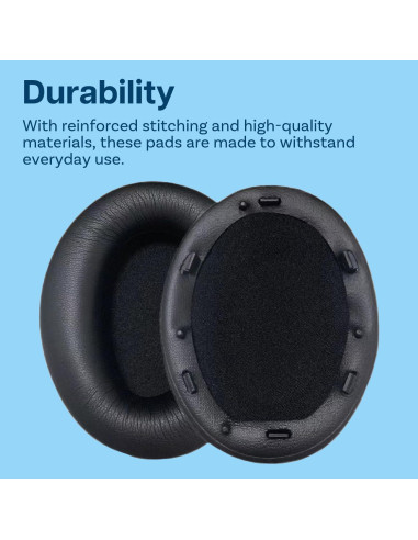 Almohadillas de Reemplazo para Auriculares Sony WH-1000XM3 - Negro