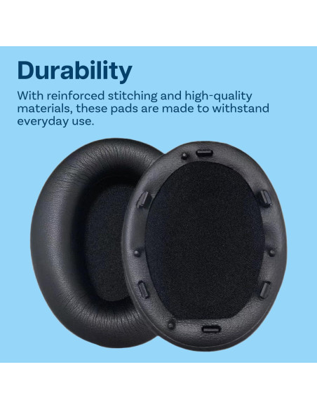 Almohadillas de Reemplazo para Auriculares Sony WH-1000XM3 - Negro
