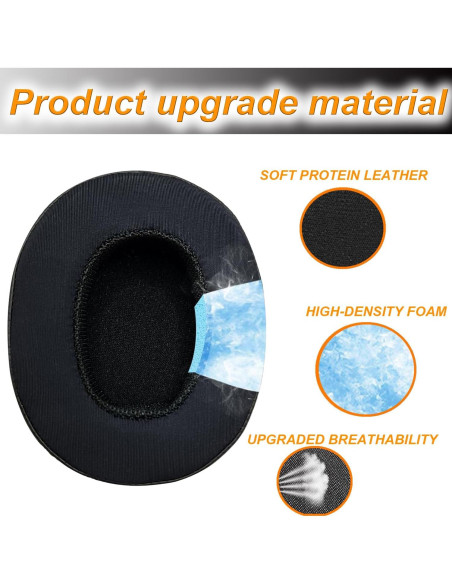 Almohadillas de Reemplazo Skullcandy para Crusher y Hesh - Negro