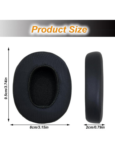 Almohadillas de Reemplazo Skullcandy para Crusher y Hesh - Negro