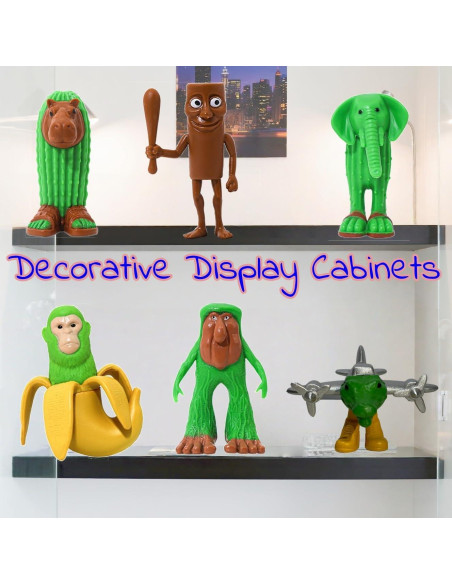 12 Figuras de Acción Brainrot Italianas Coleccionables 5-9 cm