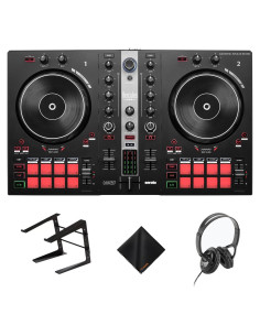 Controlador DJ Hercules DJControl Inpulse 300 + Auriculares + Soporte