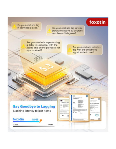 Auriculares Inalámbricos T16 Bluetooth 5.3 IPX7 48H Carga LED