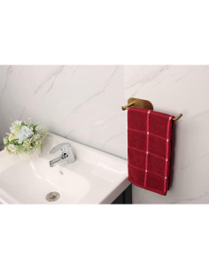 Soporte para Toalla de Mano TocTen 22.86 cm Acero Inoxidable Oro 2