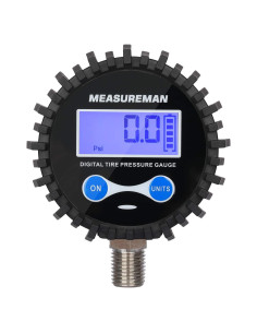 Manómetro Digital MEASUREMAN 2.5" Presión Aire 0-60psi