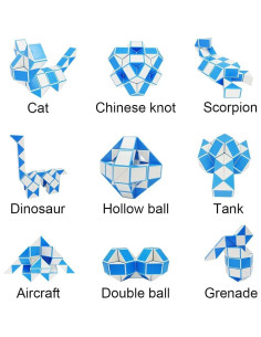 Cubo Mágico de Serpiente 48 Piezas SHEN ZHEN - Juguete Antiestrés 2