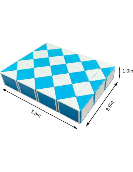 Cubo Mágico de Serpiente 48 Piezas SHEN ZHEN - Juguete Antiestrés