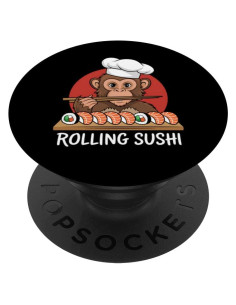 PopSockets PopGrip Adhesivo Mono Meditador Jardín Zen