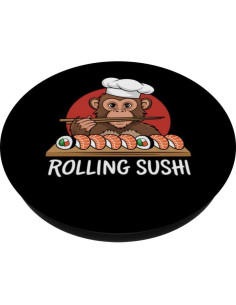 PopSockets PopGrip Adhesivo Mono Meditador Jardín Zen 2