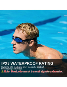 Auriculares de Conducción Ósea Opinta X7 IPX8 Inalámbricos 32GB 2