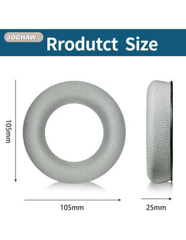 Almohadillas de Reemplazo Joghaw para Beyerdynamic - Gris