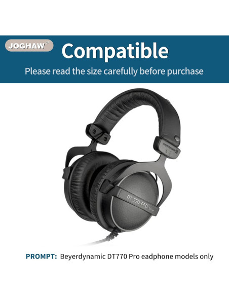 Almohadillas de Reemplazo Joghaw para Beyerdynamic - Gris