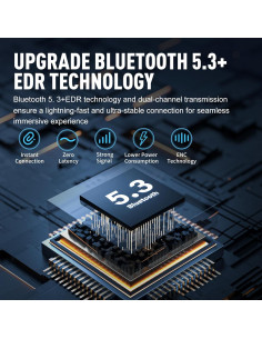 Auriculares Inalámbricos ZIPFORCE ZF-430 Bluetooth 5.3 IPX6 2