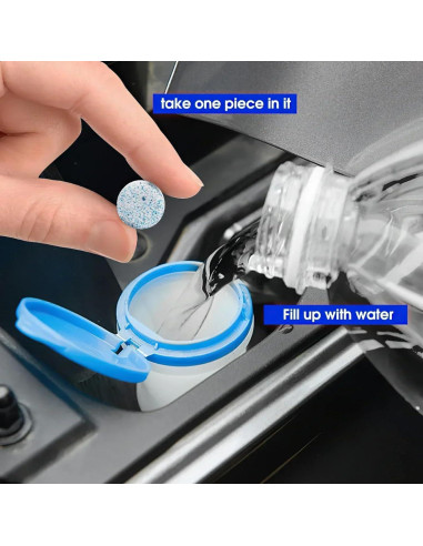 20 Tabletas Efervescentes Limpiaparabrisas Genérico - Ecológicas