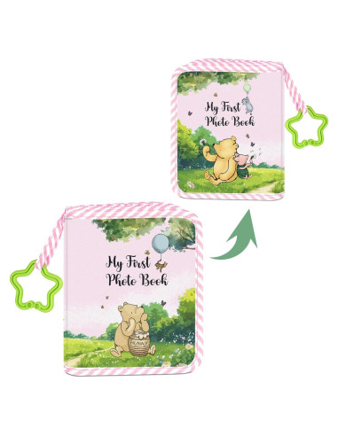 Álbum de Fotos Winnie Pooh Tillfuru 17 Páginas Rosa