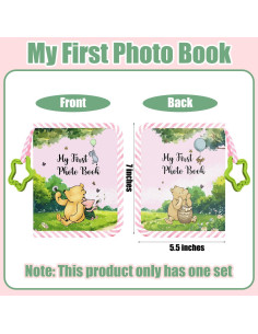 Álbum de Fotos Winnie Pooh Tillfuru 17 Páginas Rosa 2