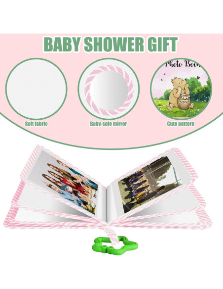 Álbum de Fotos Winnie Pooh Tillfuru 17 Páginas Rosa