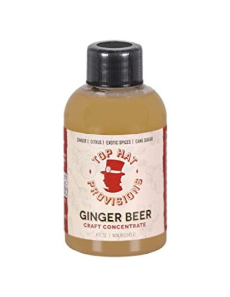 Jarabe de Cerveza de Jengibre Top Hat 118ml - Mezcla para Moscow Mule