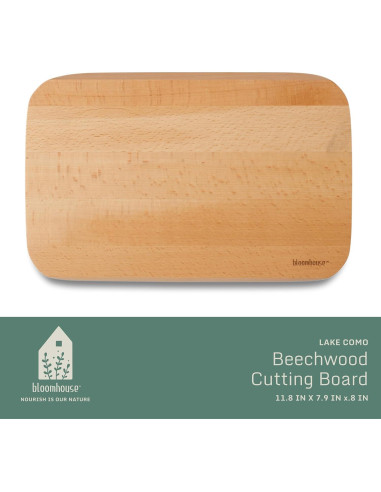 Tabla de Cortar de Madera de Haya bloomhouse 30.5x20.3 cm