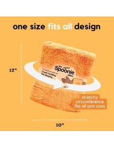 Almohada Spoonie con agujero para brazo - Suave y portátil 2