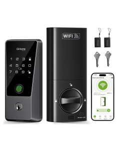 Cerradura Inteligente GHome para Puerta Principal WiFi 6 en 1
