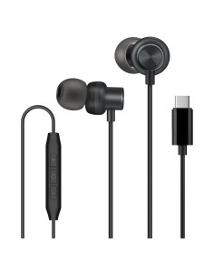Auriculares In Ear PALOVUE USB Tipo C con Micrófono Negro