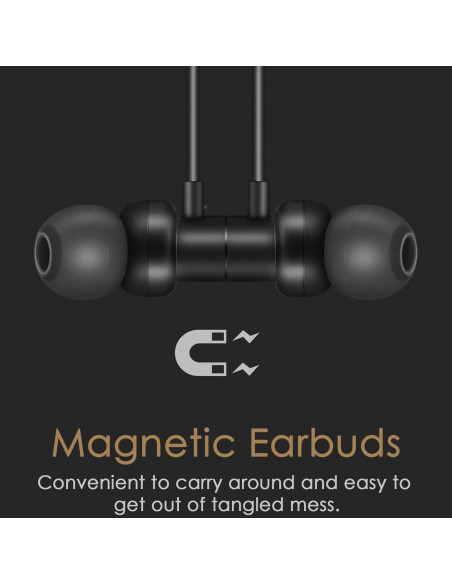 Auriculares In Ear PALOVUE USB Tipo C con Micrófono Negro