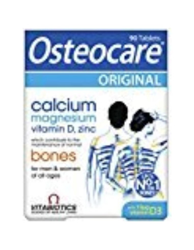 Vitabiotics Osteocare Calcio 800mg + D3, Magnesio y Zinc - 90 Tabletas
