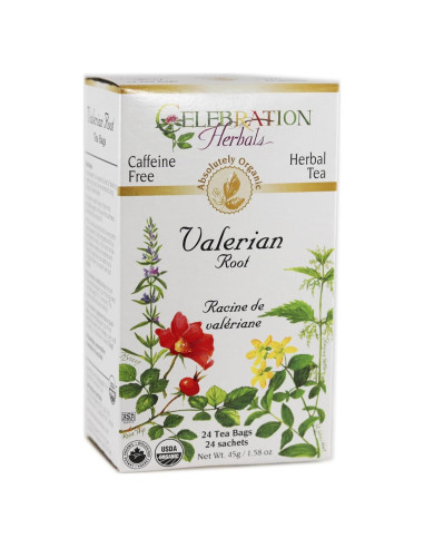 Té de Hierbas Raíz de Valeriana Celebration Herbals 24 Unidades