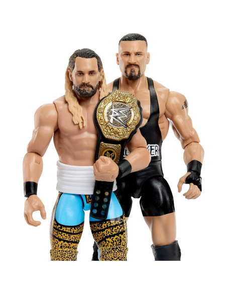 Figuras WWE 2-Pack Mattel Bron Breakker y Seth Rollins 15 cm