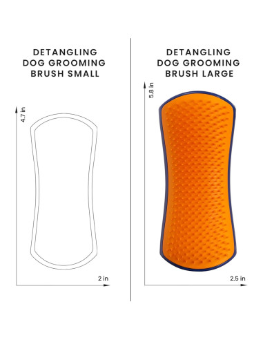 Cepillo Desenredante Pet Teezer Tangle Teezer Grande Azul/Naranja