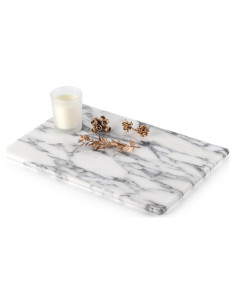 Tabla de Cortar de Mármol Arabescato Koville 30.48x20.32 cm