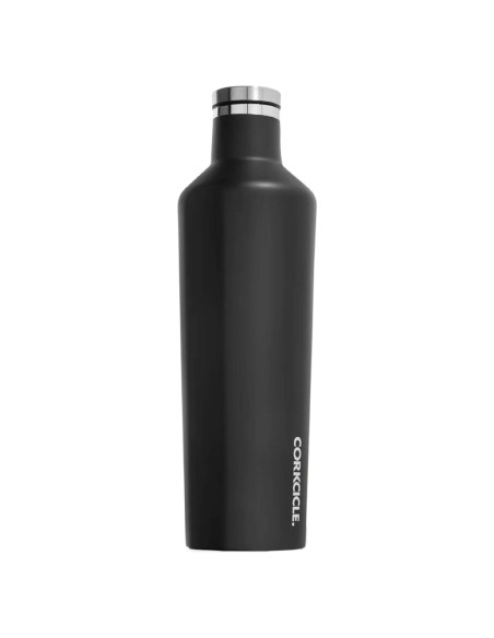 Botella de Agua Aislada Corkcicle 25 oz Acero Inoxidable Negro