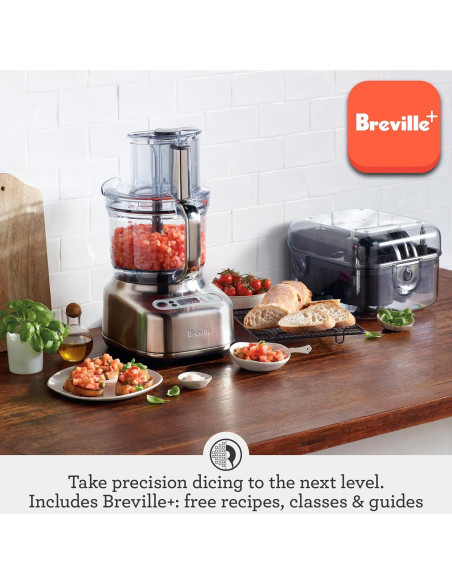 Procesador de Alimentos Breville BFP838 Paradice 16 Tazas Acero Inoxidable