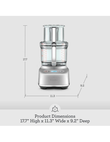 Procesador de Alimentos Breville BFP838 Paradice 16 Tazas Acero Inoxidable