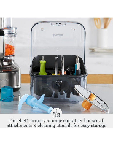 Procesador de Alimentos Breville BFP838 Paradice 16 Tazas Acero Inoxidable