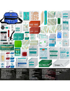 Kit de Primeros Auxilios SuccorWare 435 Piezas Profesional Azul 2