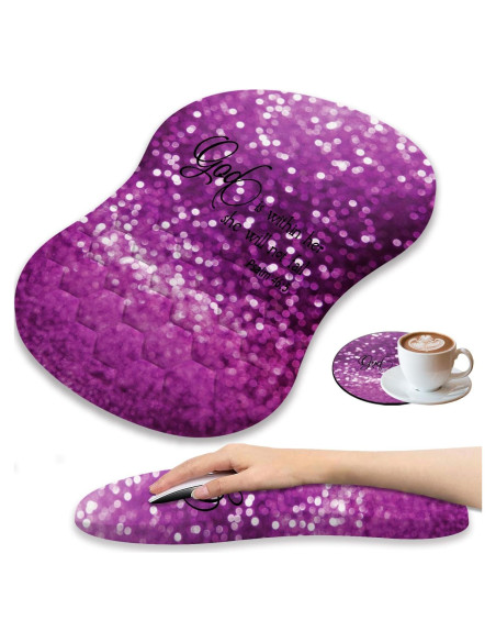 Alfombrilla de Ratón Ergonómica FOKBVNFLL con Soporte de Masaje Alfombrilla de Ratón Ergonómica FOKBVNFLL con Soporte de Masaje