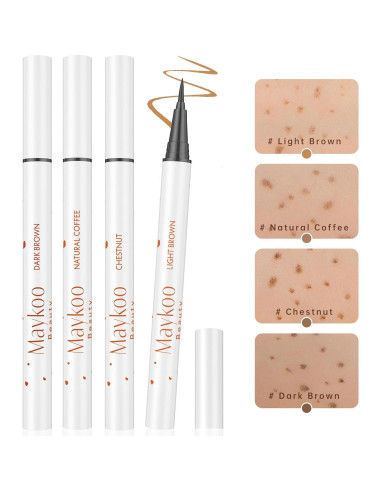 Juego de 4 Bolígrafos de Pecas Falsas MAYKOO - Impermeables