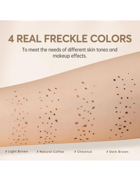 Juego de 4 Bolígrafos de Pecas Falsas MAYKOO - Impermeables