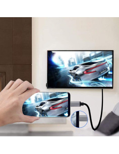 Cable HDMI USB-C 4K 1.8m Volt Plus Tech para Raspberry Pi 4 2