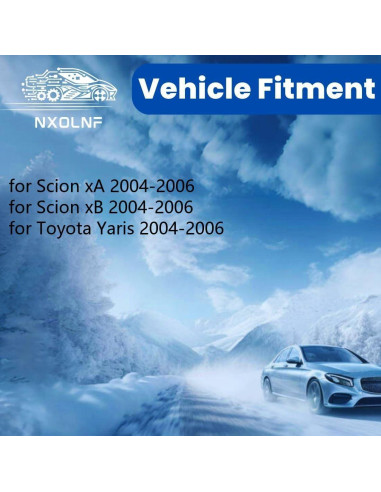 2 Tambores de Freno Trasero Nxolnf para Toyota Yaris y Scion