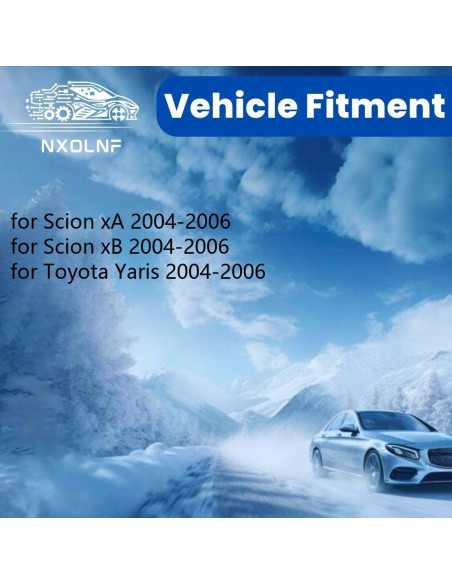 2 Tambores de Freno Trasero Nxolnf para Toyota Yaris y Scion