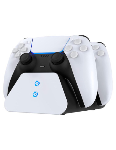 Estación de Carga Doble BASEKAMP para PS5 - Carga 2 Controladores DualSense