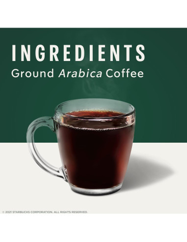 Cápsulas de café K-Cup Starbucks Sumatra 100% arábica 96 unidades